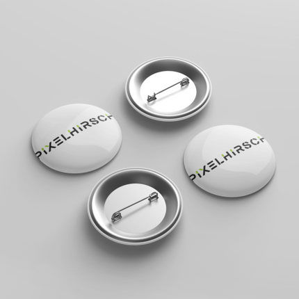 Buttons mit Nadelverschluss, rund, Ø 5,6 cm